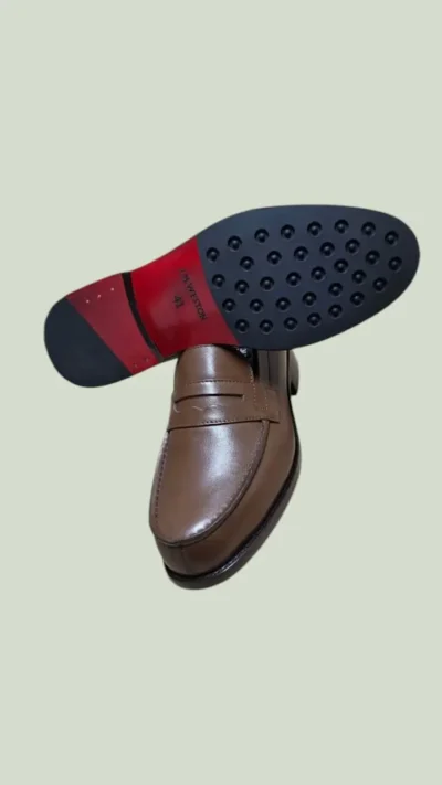 J.M WESTON mocassin cuir origine authentique