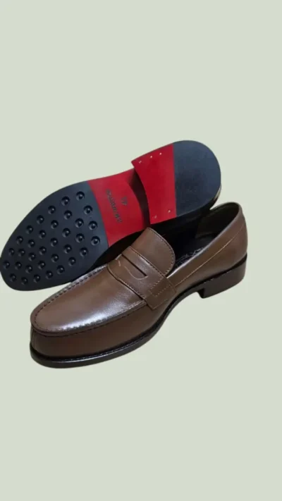 J.M WESTON mocassin cuir origine authentique